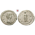 Römische Kaiserzeit, Julia Domna, Frau des Septimius Severus, Denar 209, vz+