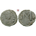 Byzanz, Justin I., Follis 518-527, s-ss