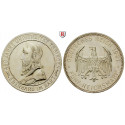 Weimarer Republik, 5 Reichsmark 1927, Uni Tübingen, F, PP, J. 329
