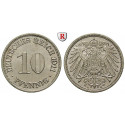 Deutsches Kaiserreich, 10 Pfennig 1911, A, vz-st, J. 13