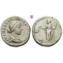 Römische Kaiserzeit, Lucilla, Frau des Lucius Verus, Denar 165-169, ss