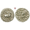 Baktrien und Indien, Königreich Baktrien, Azes I./II., Drachme 57 v.Chr. - 5 n .Chr., vz