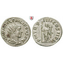 Römische Kaiserzeit, Philippus II., Antoninian 247, vz