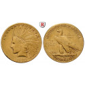 USA, 10 Dollars 1910, 15,05 g fein, ss+