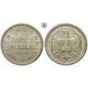 Weimarer Republik, 3 Mark 1924, Kursmünze, A, vz-st, J. 312