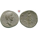 Römische Kaiserzeit, Marcus Aurelius, Caesar, Sesterz 140-144, f.vz