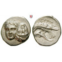 Thrakien-Donaugebiet, Istros, Drachme 4. Jhdt. v.Chr., ss-vz