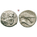 Thrakien-Donaugebiet, Istros, Drachme 4. Jhdt. v.Chr., ss-vz