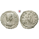 Römische Kaiserzeit, Plautilla, Frau des Caracalla, Denar 205, f.vz