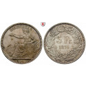 Schweiz, Eidgenossenschaft, 5 Franken 1874, vz-st
