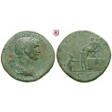 Römische Kaiserzeit, Traianus, Sesterz 116-117, ss/s