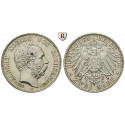 Deutsches Kaiserreich, Sachsen, Albert, 2 Mark 1902, auf den Tod, E, f.st, J. 127