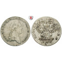 Sachsen, Albertinische Linie, Friedrich August III., 1/3 Taler 1790, ss
