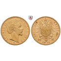 Deutsches Kaiserreich, Bayern, Ludwig II., 20 Mark 1872, D, ss+, J. 194