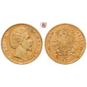 Deutsches Kaiserreich, Bayern, Ludwig II., 10 Mark 1873, D, ss-vz, J. 193