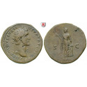 Römische Kaiserzeit, Antoninus Pius, Sesterz 140-144, ss+