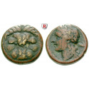Italien-Bruttium, Rhegion, Bronze 350-270 v.Chr., s-ss