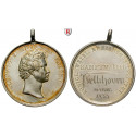 Bayern, Königreich, Ludwig I., Silbermedaille o.J. (1833), ss-vz