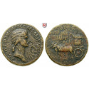 Römische Kaiserzeit, Agrippina Senior, Frau des Germanicus, Sesterz 37-41, ss