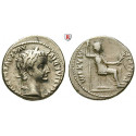 Römische Kaiserzeit, Tiberius, Denar 14-37, ss
