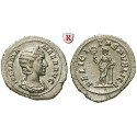 Römische Kaiserzeit, Julia Mamaea, Mutter des Severus Alexander, Denar 228, ss-vz
