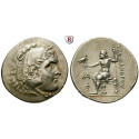 Makedonien, Königreich, Alexander III. der Grosse, Tetradrachme 208-207 v.Chr., ss-vz