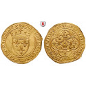 Frankreich, Charles VI., Ecu d´or à la couronne o.J. (1380-1422), vz
