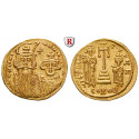 Byzanz, Constans II. und Constantinus IV., Solidus 661-663, vz
