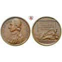 Personenmedaillen, Malebranche, Nicolas - Französischer Philosoph, Bronzemedaille o.J., vz-st