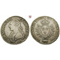 Frankreich, Louis XVI., Ecu aux lauriers 1786, ss+/vz