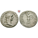 Römische Kaiserzeit, Domitianus, Denar 95-96, ss+