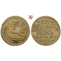 Braunschweig, Braunschweig-Wolfenbüttel, Karl, Passiergewicht für 2 Louis d`or 1774, vz