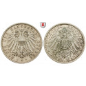 Deutsches Kaiserreich, Lübeck, 2 Mark 1907, A, ss-vz, J. 81