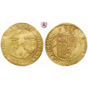 Spanien, Ferdinand V. und Isabella, Doppelter Excelente o.J., ss+