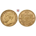 Rumänien, Carol I., 20 Lei 1890, 5,81 g fein, ss-vz