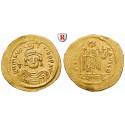 Byzanz, Mauricius Tiberius, Solidus 584-602, ss