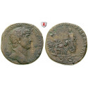 Römische Kaiserzeit, Hadrianus, Sesterz 119-121, ss