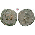 Römische Kaiserzeit, Herennia Etruscilla, Frau des Traianus Decius, Sesterz 249-251, f.ss