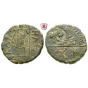 Vandalen, Autonome Kupferprägung von Karthago, 21 Nummi ca. 523-533, ss