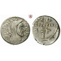 Römische Republik, Caius Iulius Caesar, Denar April/Mai 44 v.Chr., ss+/ss