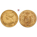 Spanien, Isabella II., 40 Reales 1864, 3,01 g fein, ss+