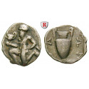 Thrakische Inseln, Thasos, Trihemiobol 412-404 v.Chr., ss