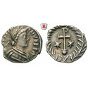 Byzanz, Justinian I., 1/4 Siliqua 552-565, ss-vz