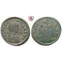 Römische Kaiserzeit, Aelia Flaccilla, Frau Theodosius I., Bronze 383-387, ss
