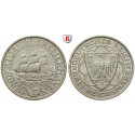 Weimarer Republik, 3 Reichsmark 1927, Bremerhaven, A, f.st, J. 325