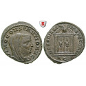 Römische Kaiserzeit, Constantius I., Follis 307-308, vz/vz+