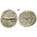 Römische Republik, Marcus Antonius, Denar 32-31 v.Chr., ss+/ss