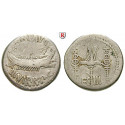 Römische Republik, Marcus Antonius, Denar 32-31 v.Chr., ss