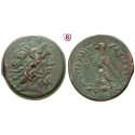 Ägypten, Königreich der Ptolemäer, Ptolemaios III., Bronze 246-243 v.Chr., ss+/ss