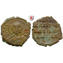 Byzanz, Basilius II. und Constantinus VIII., Follis 976-1025, ss-vz